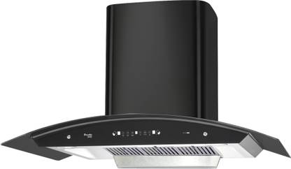 Preethi KH310 Auto Clean Wall Mounted Black 1200 CMH Chimney