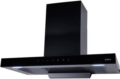 Elica FL 900 SPT HAC MS NERO Auto Clean Wall Mounted Black 1350 CMH Chimney