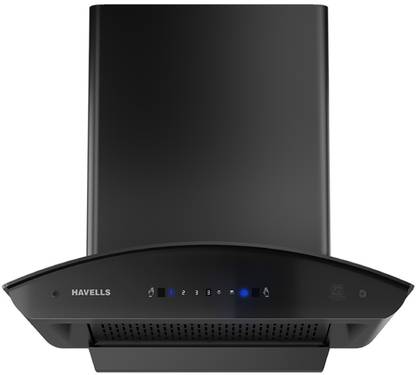 HAVELLS GHKCNAZK000 Auto Clean Wall and Ceiling Mounted Black 72000 CMH Chimney