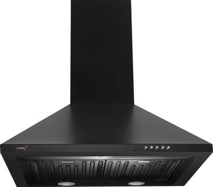 RUWA GARNET BLACK 60 Wall Mounted Black 800 CMH Chimney