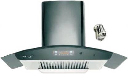 HPC ultra 2000 Auto Clean Wall and Ceiling Mounted Black 1300 CMH Chimney
