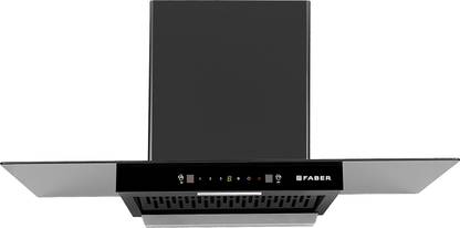 FABER HOOD IGNIS IN XL HC SC FL BK 90 - T Auto Clean Wall Mounted Black 1500 CMH Chimney
