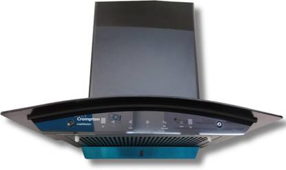 Crompton CHD-ISC60FLE-IND Auto Clean Wall Mounted Midnight Black 1700 CMH Chimney