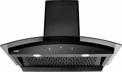 Glen Iris Smart 60 cm Auto Clean Wall Mounted Black 1400 CMH Chimney