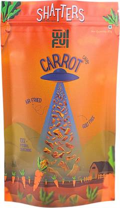 wilful Carrot Shatters Air-Fried Chips Chips