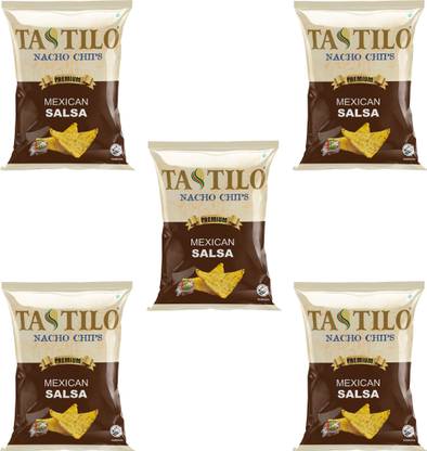Tastilo Mexican Salsa Nachos Gluten-Free, Non-GMO Corn, Zero Cholesterol, No Trans Fat Nachos