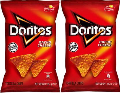 DORITOS Nacho Cheese Flavored Chips Tortillas