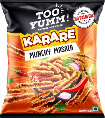 Too Yumm! Karare Munchy Masala No Palm Oil 60% less Saturated Fat Chips