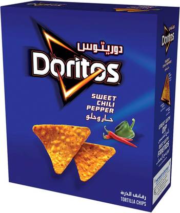 DORITOS Sweet Chilli Pepper Tortilla Chips Each Individually Wrapped Tortillas