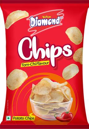 Yellow diamond Tomchi Potato Chips