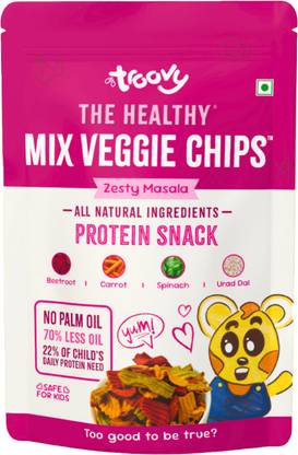 Troovy Healthy High Protein Mix Veggie Chips Chips