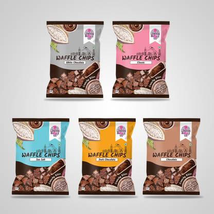 London Bubble Co Waffle Chips - Combo - Pack Of 5 Chips