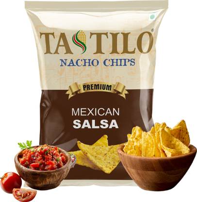 Tastilo Mexican Salsa Nachos Gluten-Free, Non-GMO Corn, Zero Cholesterol, No Trans Fat Nachos