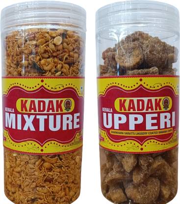 meena's bakery UPPERI400GM+MIXTURE250GM PACK OF TWO Chips