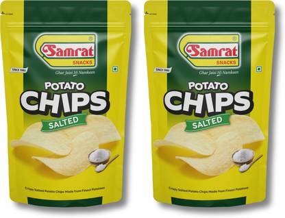 SAMRAT | Crunchy Potato Chips Salted Wafer | Delicious Snack for Every Craving | Chips