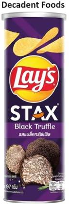 Decadent Foods Lays Stax Black Truffle Stackable Chips Offer an Exquisite Taste of Black Pepper Chips