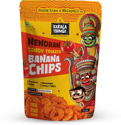 Kerala Thingz 100g Tangy Tomato Nendran Banana Chips