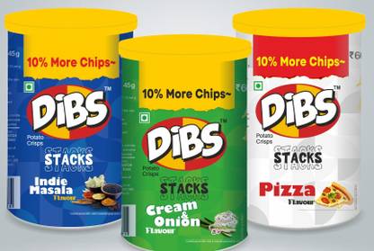 DIBS POTATO CHIPS COMBO PACK OF 3 Chips