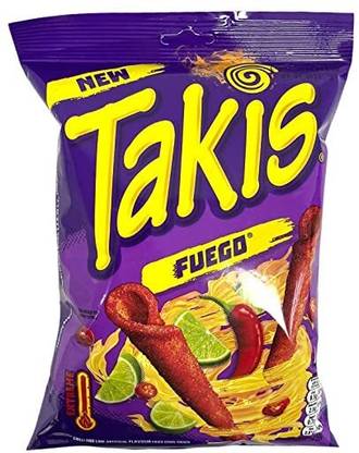 Takis Fuego Hot Chili Pepper & Lime Challenge The Hot Nachos