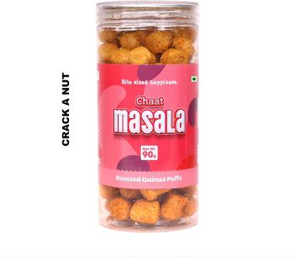 CRACKANUT Roasted Quinoa Chaat Masala Puffs Puffcorn
