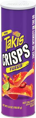 Takis Crisps Fuego Hot Chili Pepper and Lime (IMPORTED FROM USA) Chips