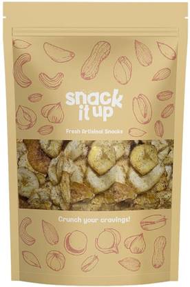 SNACK IT UP Salt N Pepper Kerala Original Banana Chips/Wafers | Healthy Tea Time Snack