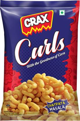 CRAX Curls Chatpata Masala Puff Snacks Chips