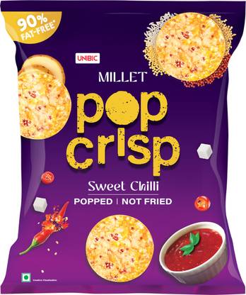 UNIBIC Pop Crisp - Sweet Chilli Millet Chips