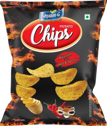 SHYAMG Potato Chips Korean Chilli - Hot & Spicy Chips