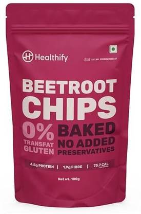 Healthifyme Nutritious Baked Chips, Delicious Crispy, Perfect Healthy Snack Chips