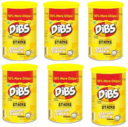 DIBS Classic Salted Potato Chips On-the-Go Adventure Pack Chips