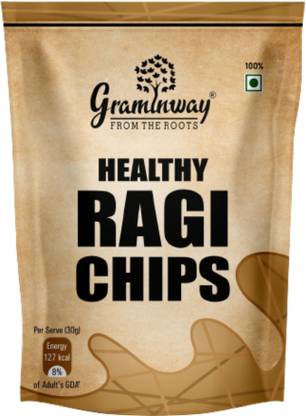 Graminway Healthy Ragi Chips Pack of 2 Chips