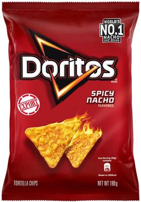 DORITOS Spicy Nacho Chips Offer a Tantalizing Combination Of Spicy and Savory Flavors Tortillas