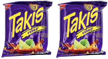 Takis Fuego Chips Extreme Chill and Lime Flavoured Chips