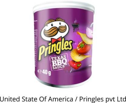 Pringles Texas BBQ Sauce (Barbeque) Potato Chips (IMPORTED FROM USA) Chips