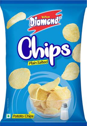 Yellow diamond Plain Salted Potato Chips
