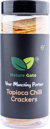 Nature Gate | Tapioca Chilli Crackers | Crackers
