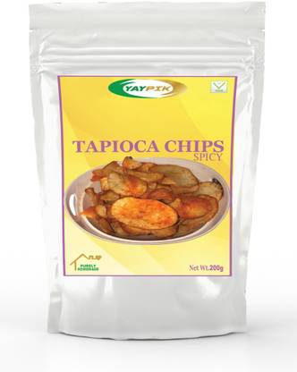YAYPIK Purely Homemade Kerala Spicy Tapioca Chips