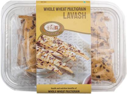 The Bake Shop Whole Wheat Multigrain Lavash Crackers