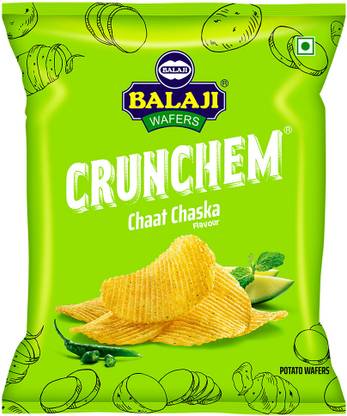 Balaji Wafers Crunchem Chaat Chaska Wafers 135G (Pack Of 1)