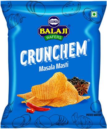 Balaji Wafers Crunchem Masala Masti Wafers 135G (Pack Of 1)