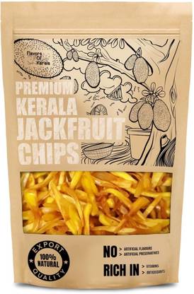 FLAVORS OF KERALA Premium Kerala Jackfruit Chips | Crispy, Tasty, Namkeen Snack Wafers