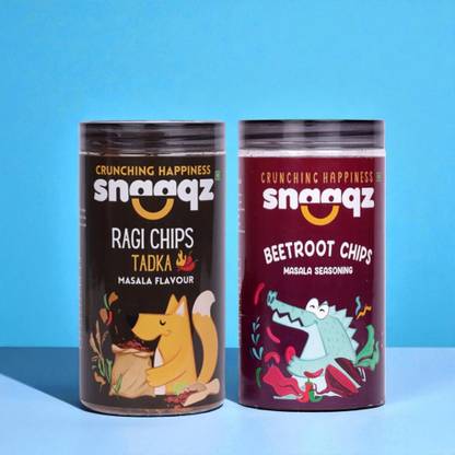 Snaaqz Beetroot Masla + Ragi Masala Chips