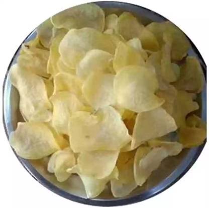 BR CART Homemade Raw Potato Chips | Suitable for Vrat | Dry Kacchi Potato Chips| Aaloo Chips