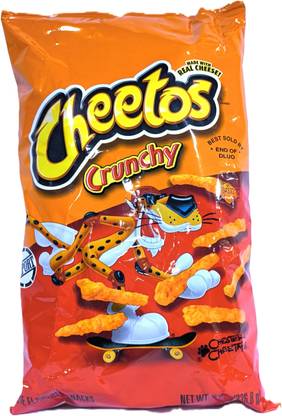 Cheetos Flamin Hot Crunchy Pouch, 227 g Crackers