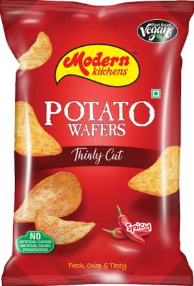 Modern Kitchens Potato Wafers Spicy