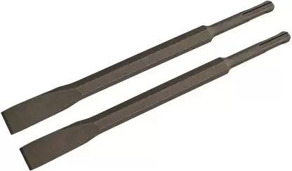 Ubod Heavy duty 2pc 250mm Flat Chisel Hammer bit For Concrete/Brick/Wall drilling Firmer Chisel Set