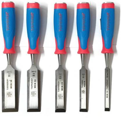 TAPARIA Hardened Wood Working with pouch Firmer Chisel Set
