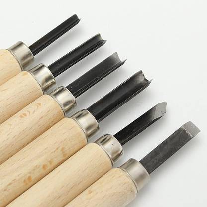 ART RANGER Wood Carving Tool Set of 6pcs for Professionals, Carpenters and Hobbyists Engraving Set