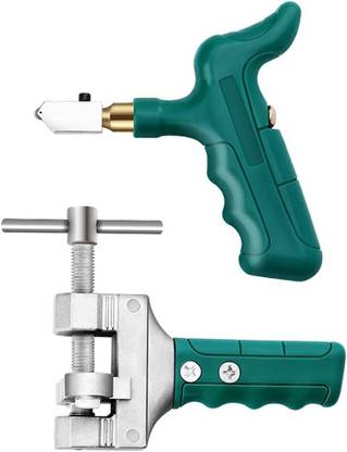 TILESTOOLS Ceramic Tile Opener, 2 in 1 Hand Grip T-Type Floor Tile Breaking Divider Tile Opener, 2 in 1 Tile Cutter And Glass Cutter Bevel Chisel